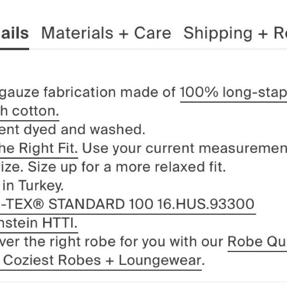Parachute XL Cloud Cotton Robe (Java) - Picture 8 of 9